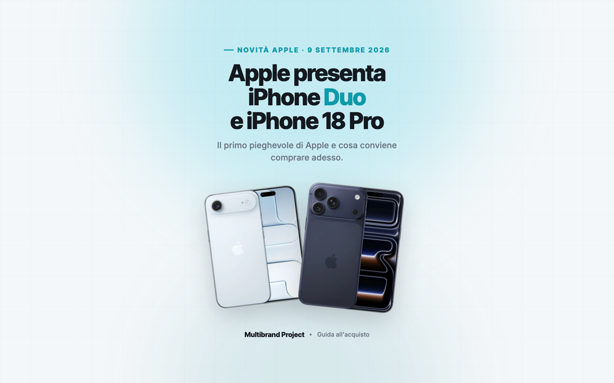 iPhone Duo e iPhone 18 Pro