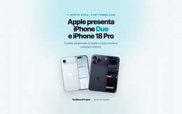 Apple presenta iPhone Duo e iPhone 18 Pro: tutto quello che cambia