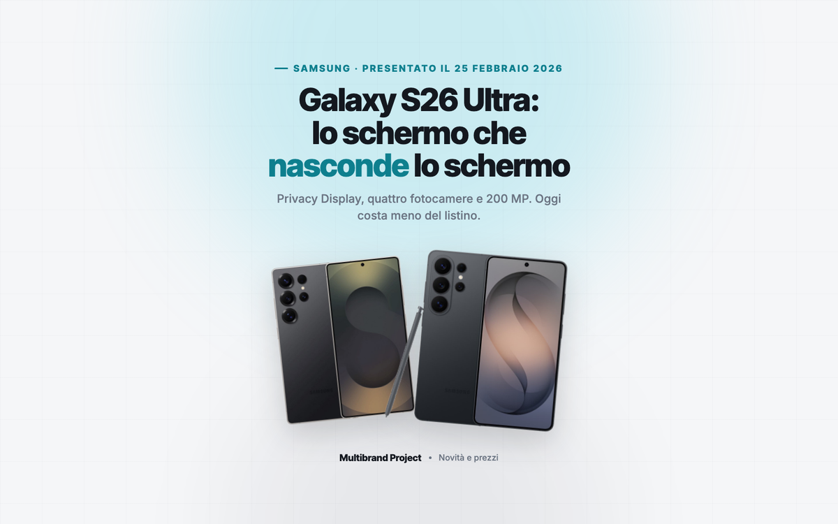 Galaxy S26 Ultra e S25 Ultra