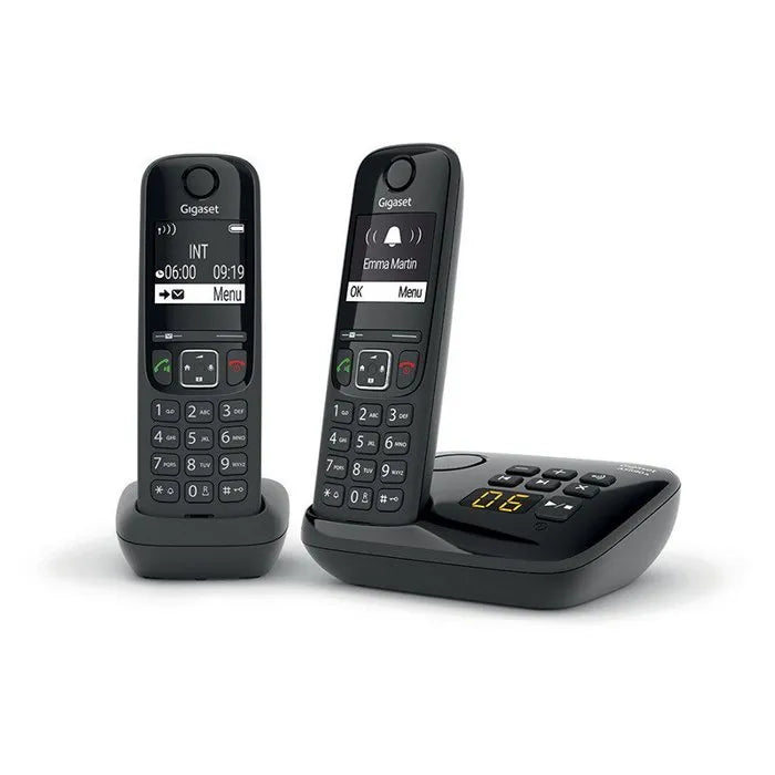 Gigaset Telefono cordless AS690 Duo Nero L36852 - H2816 - D201