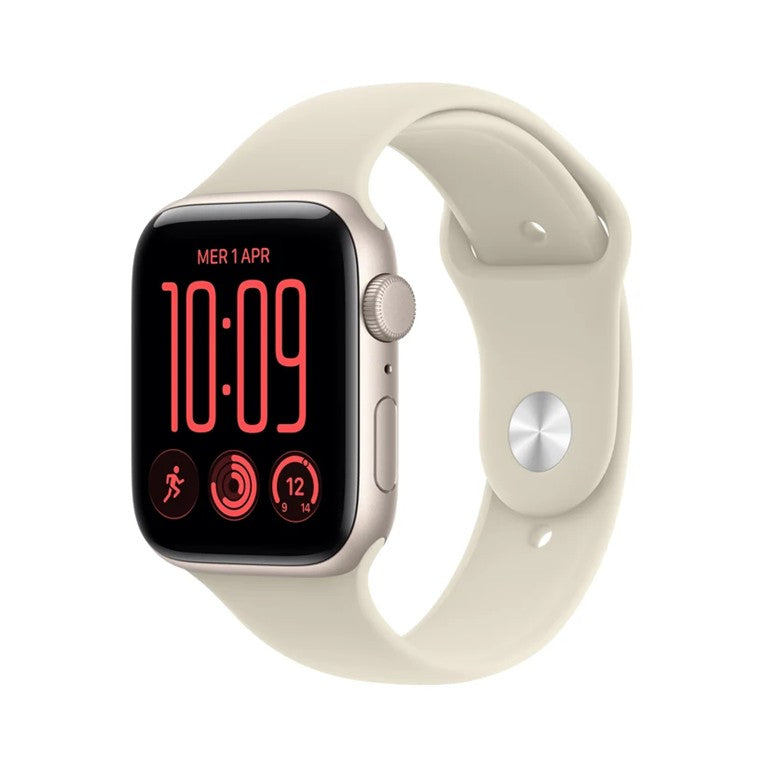 Apple Watch SE 3 GPS 40mm Starlight Aluminium - Sand Sport Band - M/L - EU