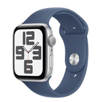 Apple Watch SE Cellular 40mm Silver Aluminium Case with Denim Sport Band - S/M - EU