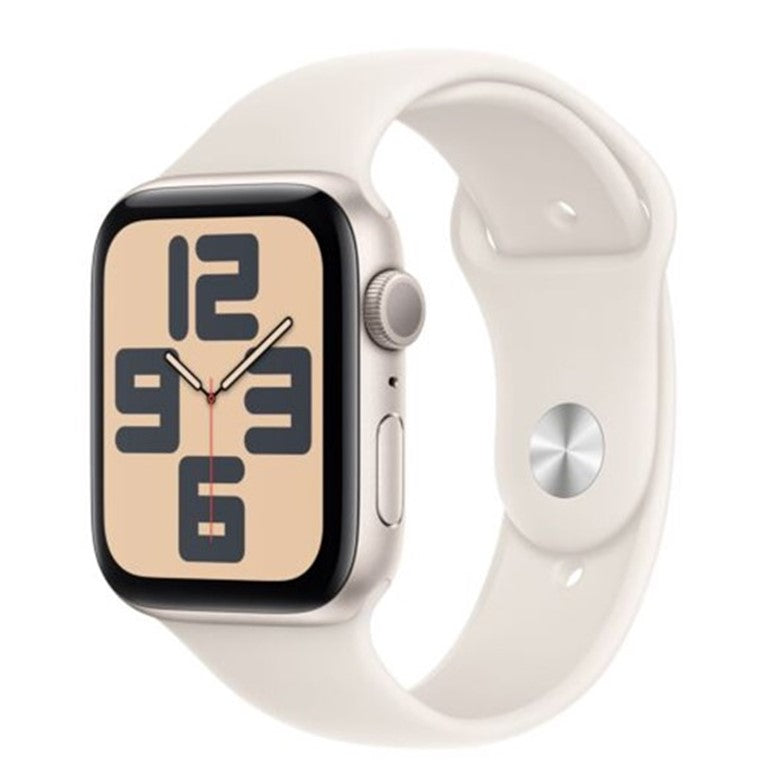 Apple Watch SE Cellular 40mm Starlight Aluminium Case with Starlight Sport Band - S/M - EU