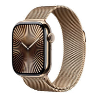 Apple Watch 10 Cellular 46mm Gold Titanium Case with Gold Milanese Loop - M/L - EU