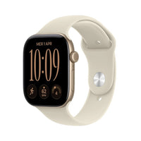 Apple Watch Series 12 Cellular 46mm Light Gold Aluminium - Sand Sport Band - M/L - EU