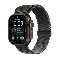 Apple Watch Ultra 4 Cellular 49mm Black Titanium - Black Titanium Milanese Loop - Small - EU