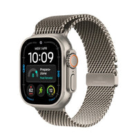 Apple Watch Ultra 4 Cellular 49mm Natural Titanium - Natural Titanium Milanese Loop - Large - EU