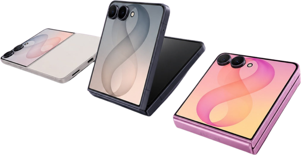 Samsung Galaxy Z Flip8 in tre colori