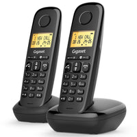 Gigaset Telefono cordless BASIC 100 Duo Nero L36852 - H3206 - D201