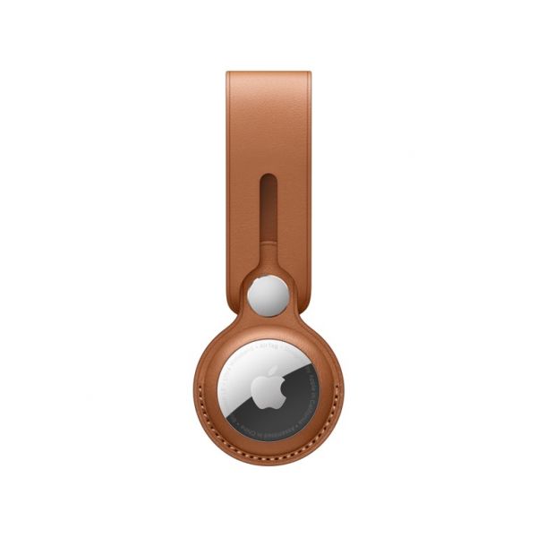 Apple Laccetto AirTag in pelle - Cuoio