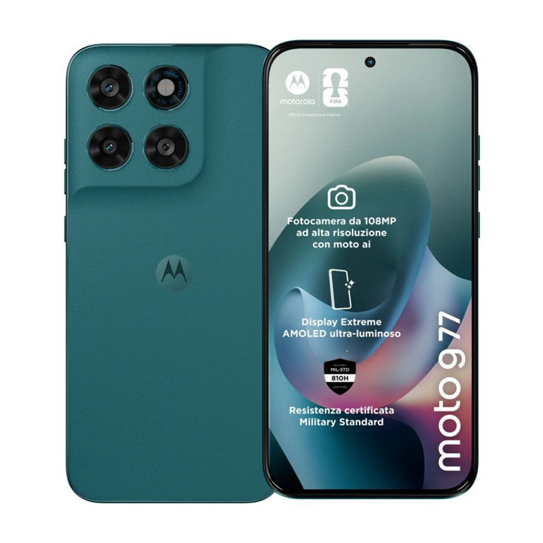 Motorola Moto G77 256Gb 8Gb-RAM 5G Dual Sim - Pantone Shaded Spruce
