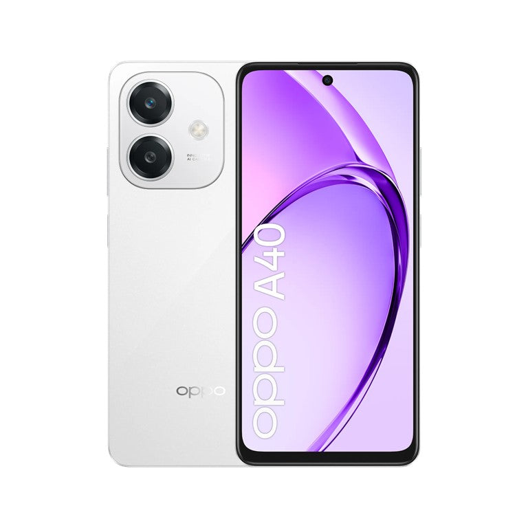 Oppo A40 128Gb 6Gb-Ram 4G Dual Sim - Starlight White - EU