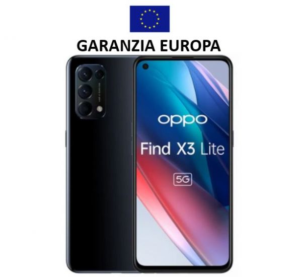 Oppo Find X3 Lite 128Gb 8Gb-Ram 5G Dual Sim - Starry Black - EU