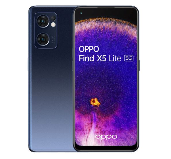 Oppo Find X5 Lite 256Gb 8Gb-Ram 5G Dual Sim - Starry Black - EU