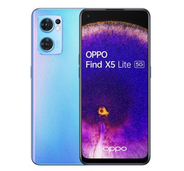 Oppo Find X5 Lite 256Gb 8Gb-Ram 5G Dual Sim - Startrails Blue - EU