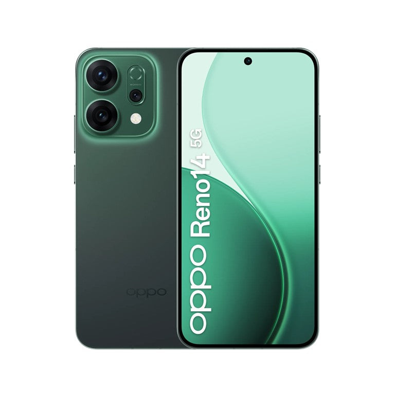 Oppo Reno14 256Gb 12Gb-Ram 5G Dual Sim - Luminous Green - EU