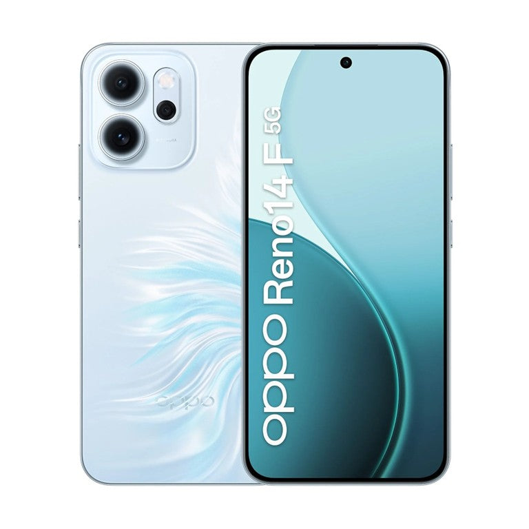 Oppo Reno14 F 256Gb 12Gb-Ram 5G Dual Sim - Opal Blue - EU