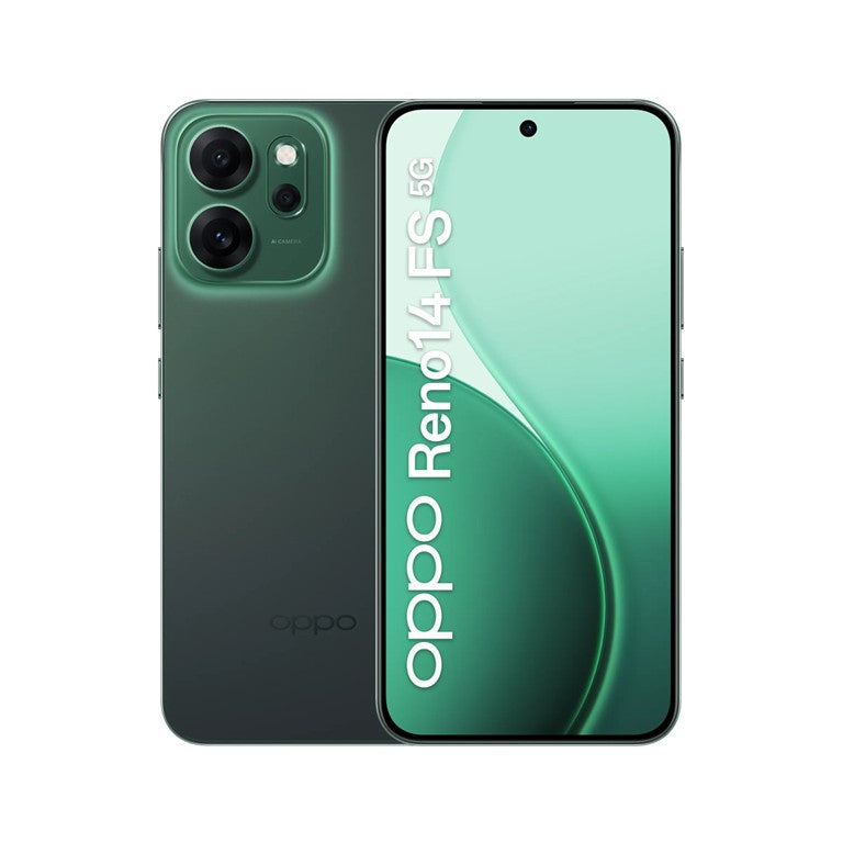 Oppo Reno14 FS 512Gb 12Gb-Ram 5G Dual Sim - Luminous Green - EU