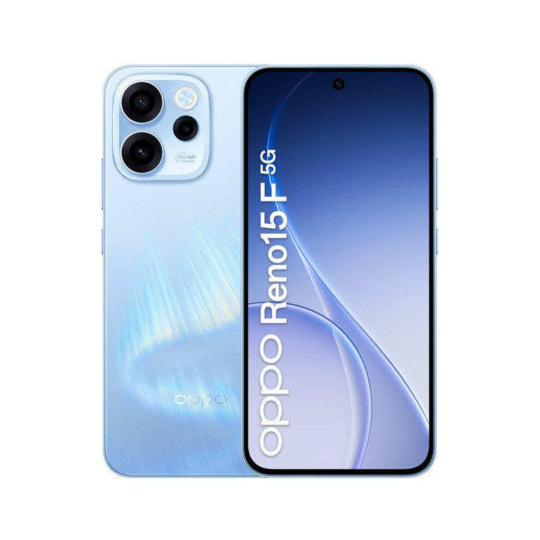 Oppo Reno15 F 256Gb 8Gb-Ram 5G Dual Sim - Aurora Blue - EU