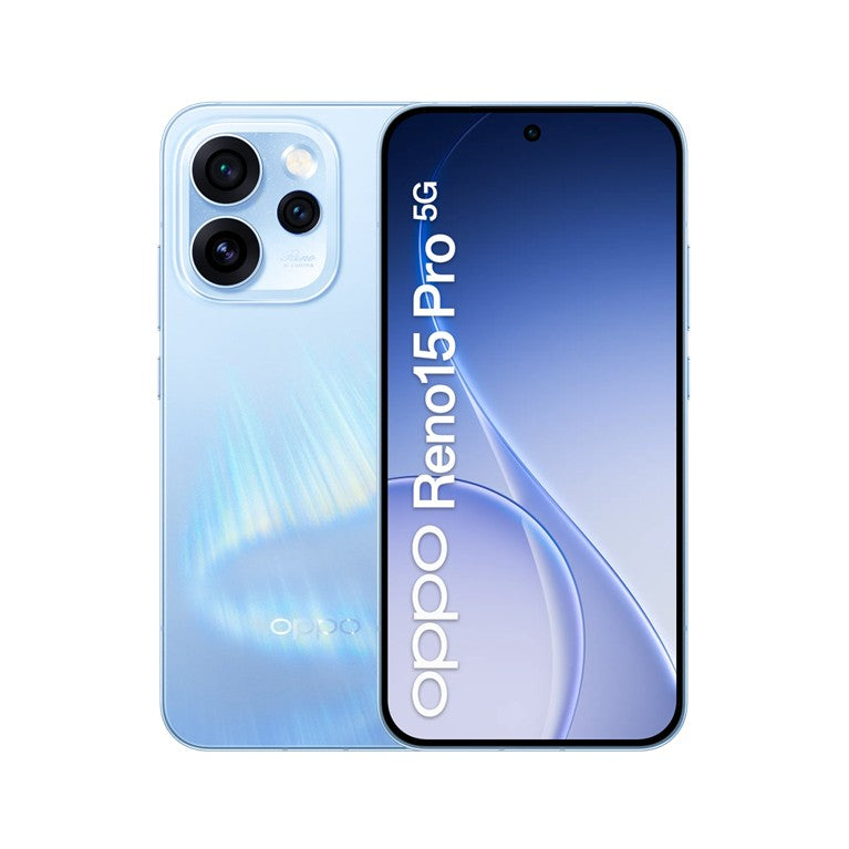Oppo Reno15 Pro 512Gb 12Gb-Ram 5G Dual Sim - Aurora Blue - EU