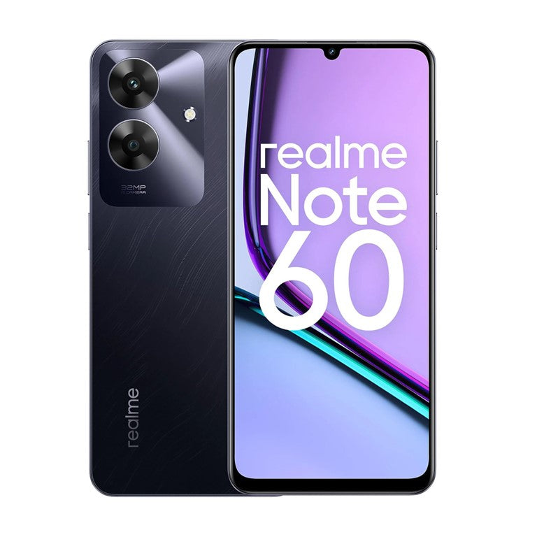 Realme Note 60 128Gb 4Gb-Ram 4G Dual Sim - Marble Black - EU