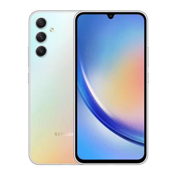 Samsung Galaxy A34 128Gb 6Gb-Ram 5G Dual Sim A346 - Silver - EU