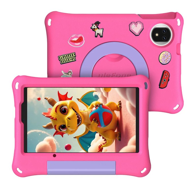 Ulefone Tab A9 Pro Kids 128Gb 4Gb-Ram 4G LTE Dual Sim - 8.7 - Pink - EU