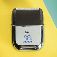 Jata Rasoio compatto da viaggio ricaricabile UP TO 90MIN LCD 100 - 240V Argento JBMA1443