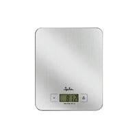 Jata Bilancia da cucina elettronica 15KG MAX LCD timer e CLOCK STAINLESS STEEL 719