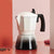 Jata Italian Macchina da Caffè Bistrea induzione Aluminium Corpo 9CUPS Bianco - Nero HCAF2409