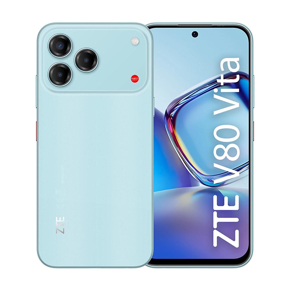 Zte Blade V80 Vita 256Gb 4Gb-Ram 4G Dual Sim - Cyan - EU