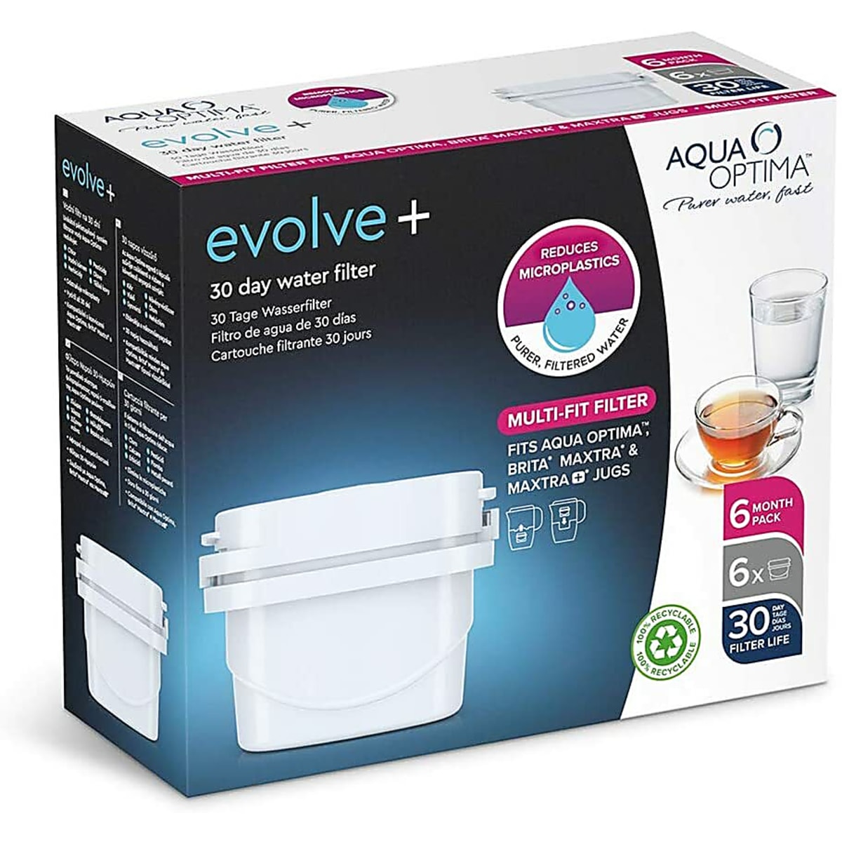 Aqua Optima BOX of 6 Evolve con Filtro EPS620