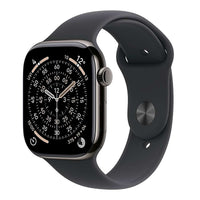 Apple Watch 11 Cellular 46mm Slate Titanium - Black Sport Band - M/L - EU