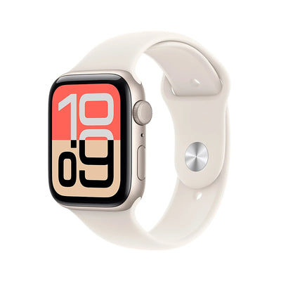 Apple Watch SE 3 GPS 44mm Starlight Aluminium - Starlight Sport Band - S/M - EU