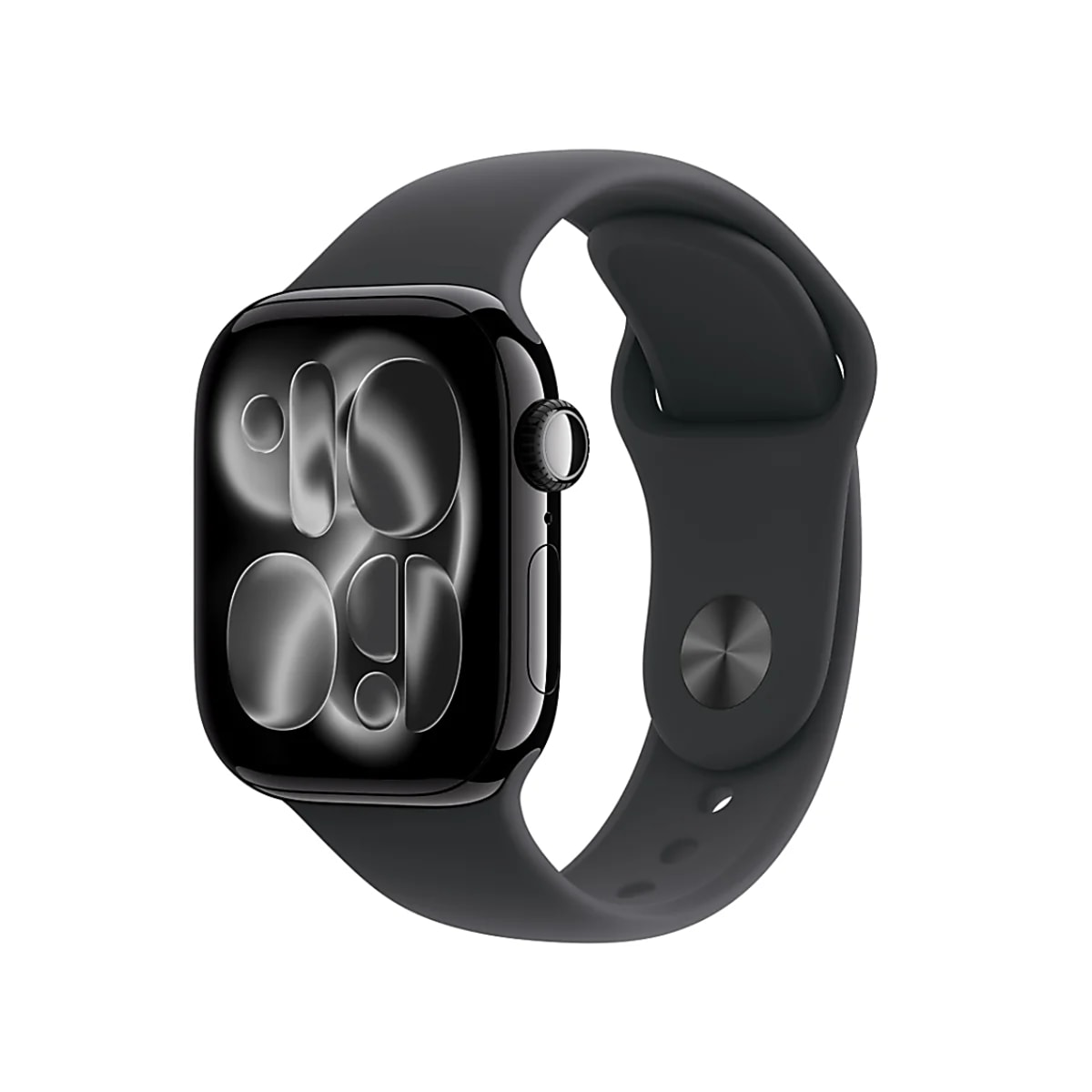 Apple Watch 11 GPS 42mm Jet Black Aluminium - Black Sport Band - S/M - EU