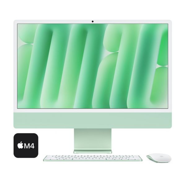 Apple iMac 24 M4 24Gb Ram - 512Gb SSD - 10-Cpu 10-Gpu Retina 4.5K - Green - Italia