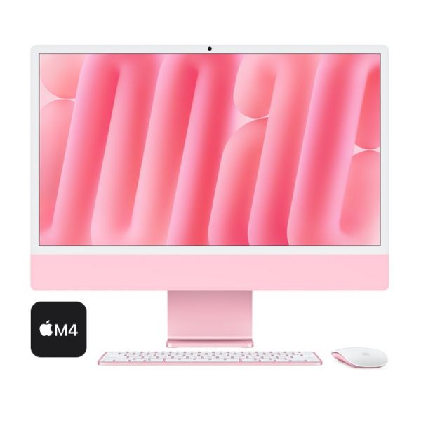 Apple iMac 24 M4 16Gb Ram - 512Gb SSD - 10-Cpu 10-Gpu Retina 4.5K - Pink - Italia
