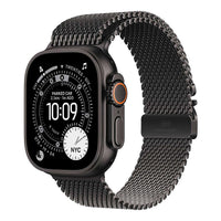 Apple Watch Ultra 3 Cellular 49mm Black Titanium - Titanium Milanese Loop - Large - EU