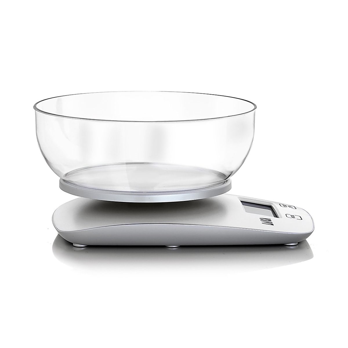 Laica Bilancia da cucina digitale con ciotola capiente 5KG MAX Bianco - Argento KS1060
