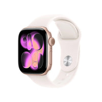 Apple Watch 11 GPS 42mm Rose Gold Aluminium - Light Blush Sport Band - S/M - EU