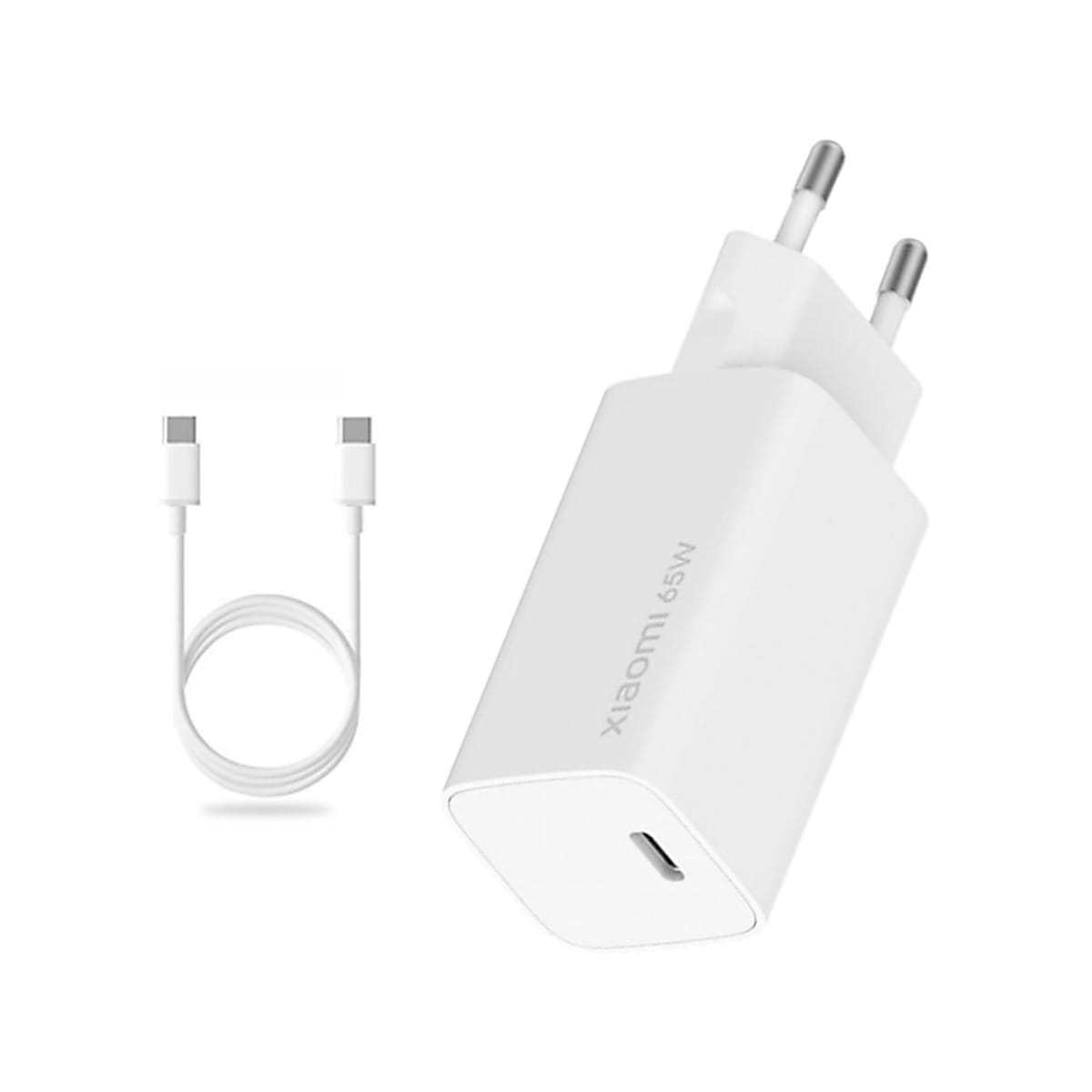Xiaomi Alimentatore Mi 65W GAN 2 Porte USB-A USB-C + Cavo USB-C