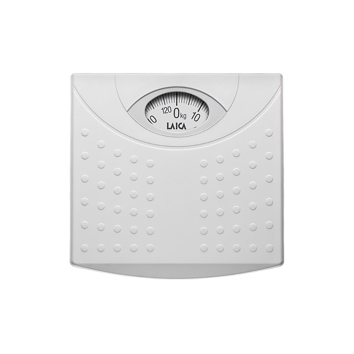 Laica Bilancia pesapersone meccanica con superficie antiscivolo Bianco 125KG MAX PS2015