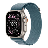 Apple Watch Ultra 3 Cellular 49mm Natural Titanium - Light Blue Alpine Loop - Large - EU