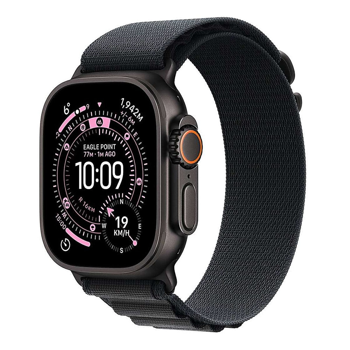 Apple Watch Ultra 3 Cellular 49mm Black Titanium - Black Alpine Loop - Large - EU