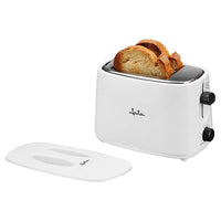 Jata Tostapane a 2 Fessure 13x3.2cm Auto Bread Centering 6 Levels 750 W Protective Cover Bianco TT331