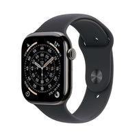 Apple Watch 11 Cellular 42mm Slate Titanium - Black Sport Band - S/M - EU