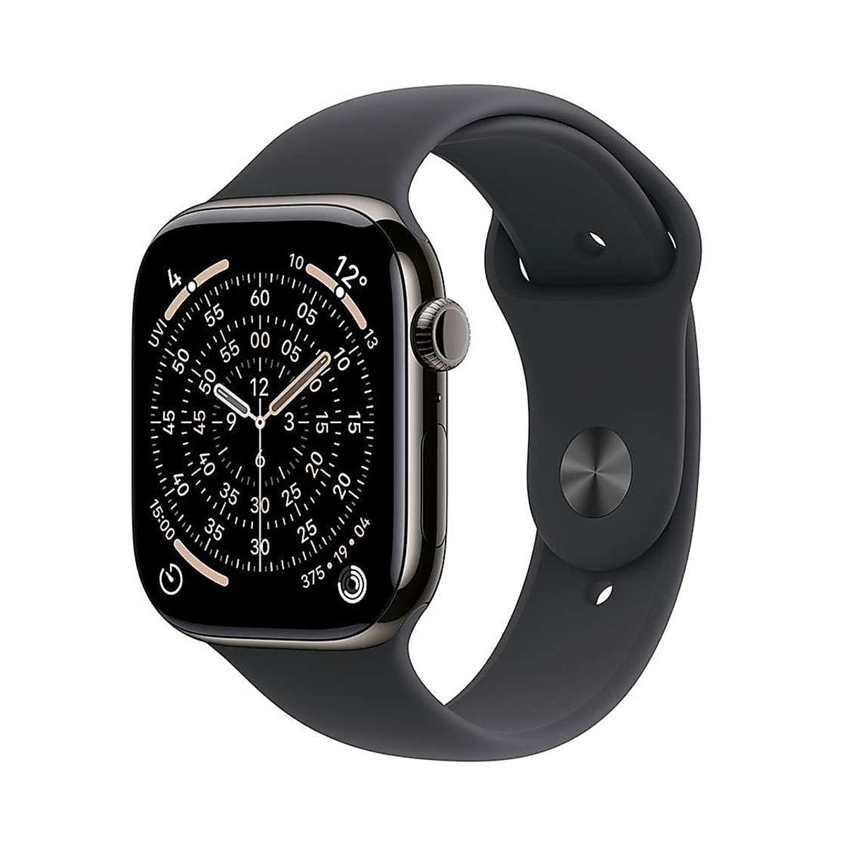 Apple Watch 11 Cellular 42mm Slate Titanium - Black Sport Band - S/M - EU