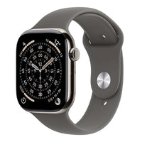 Apple Watch 11 Cellular 46mm Natural Titanium - Stone Gray Sport Band - S/M - EU