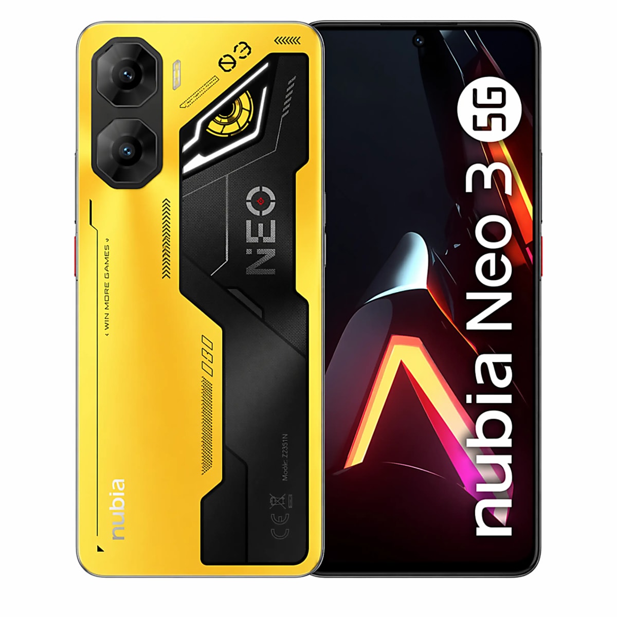 Zte Nubia Neo 3 256Gb 8Gb-Ram 5G Dual Sim - Titanium Gold - EU