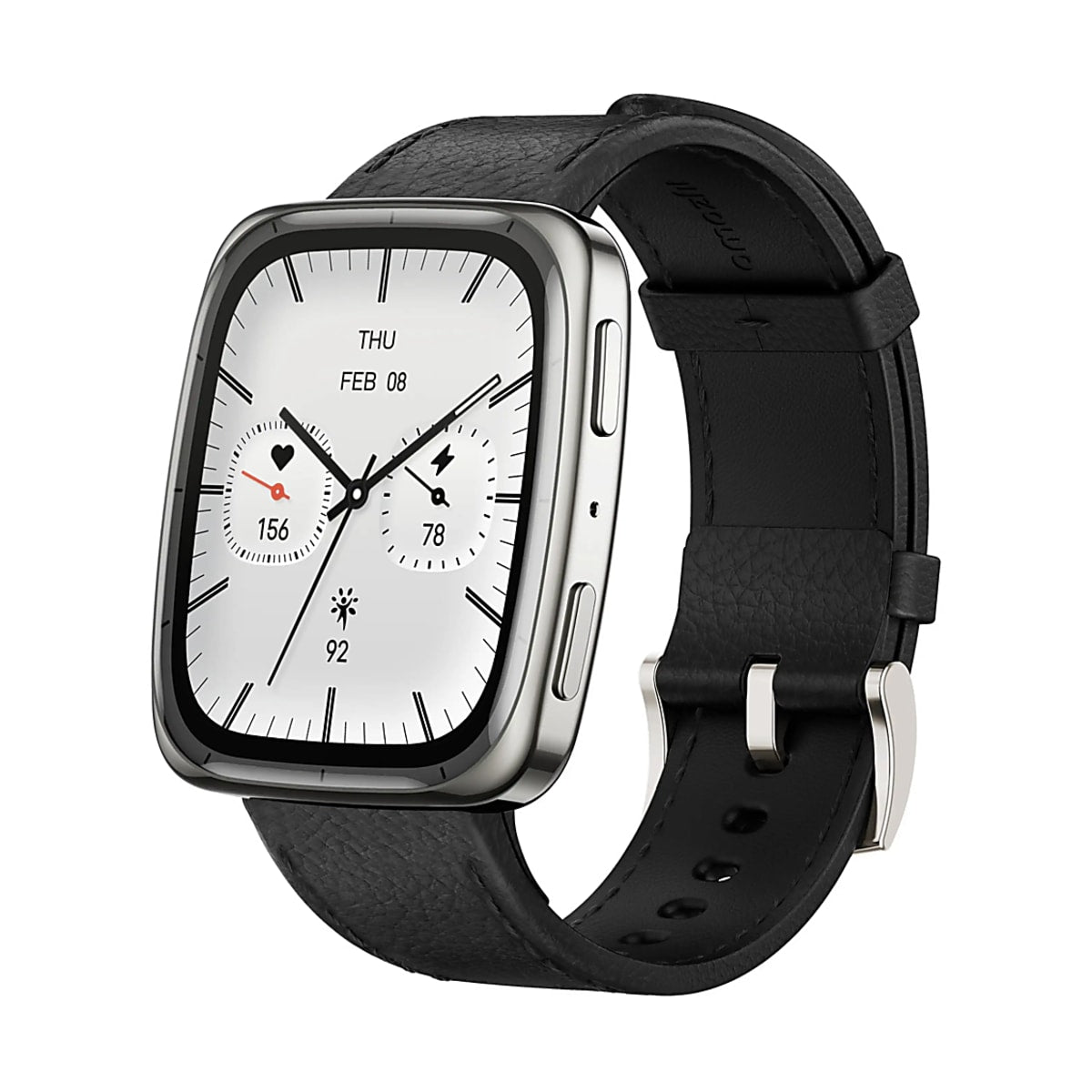 Amazfit Active 2 Square - Leather Black - EU